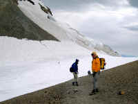Bob and Jim heading for the last 750' to the summit
