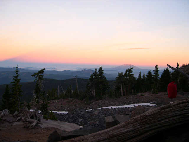 Mt. St. Helens at dawn
