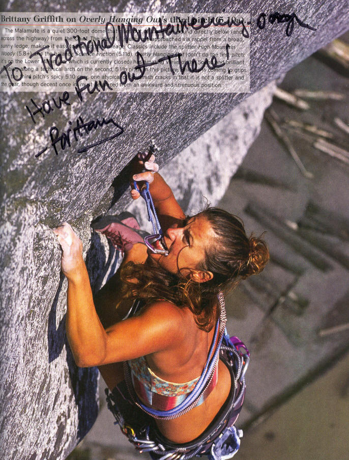 Brittany Griffith Climber