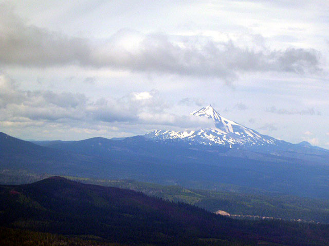 Mt. Jefferson from the summit of Black Crater, 7, 260'