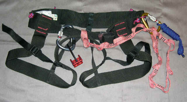 Primary alpine harness setup