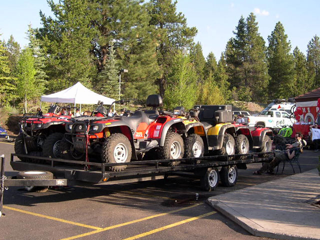 ATVs, under permit from the USFS for guided trails near Mt. Bachelor