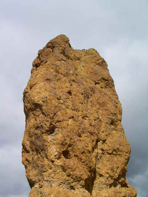 An interesting boulder, but a long way from the rig