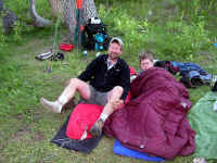 Very lite pack'n guys, Jim and Kevin