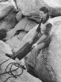 Belaying the follower in 1981