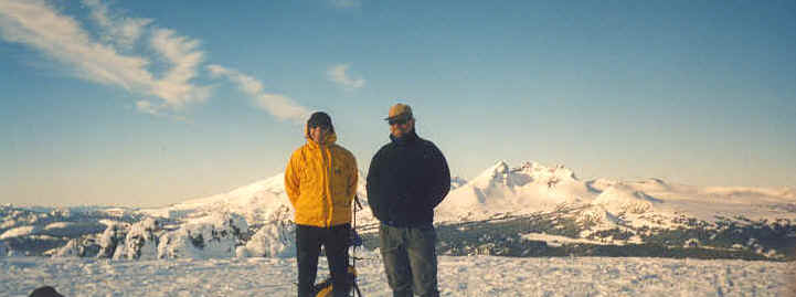 Bob and Rick at the top of Tumalo